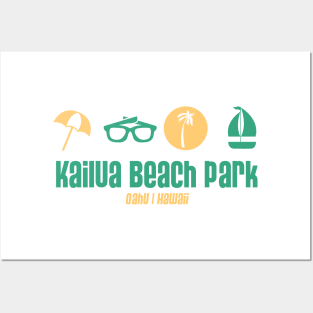 Kailua Beach Park - Oahu, Hawaii - Best Beach in the World Posters and Art